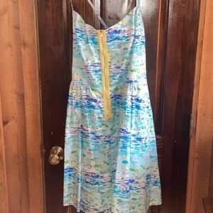 Lilly Pulitzer Mini Dress Zip Front | Womens Size 12